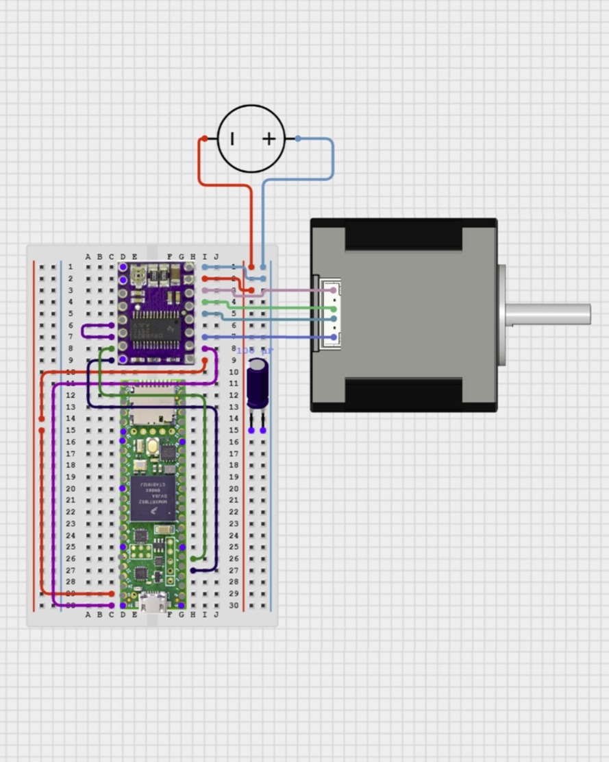 Breadboard wiring diagram